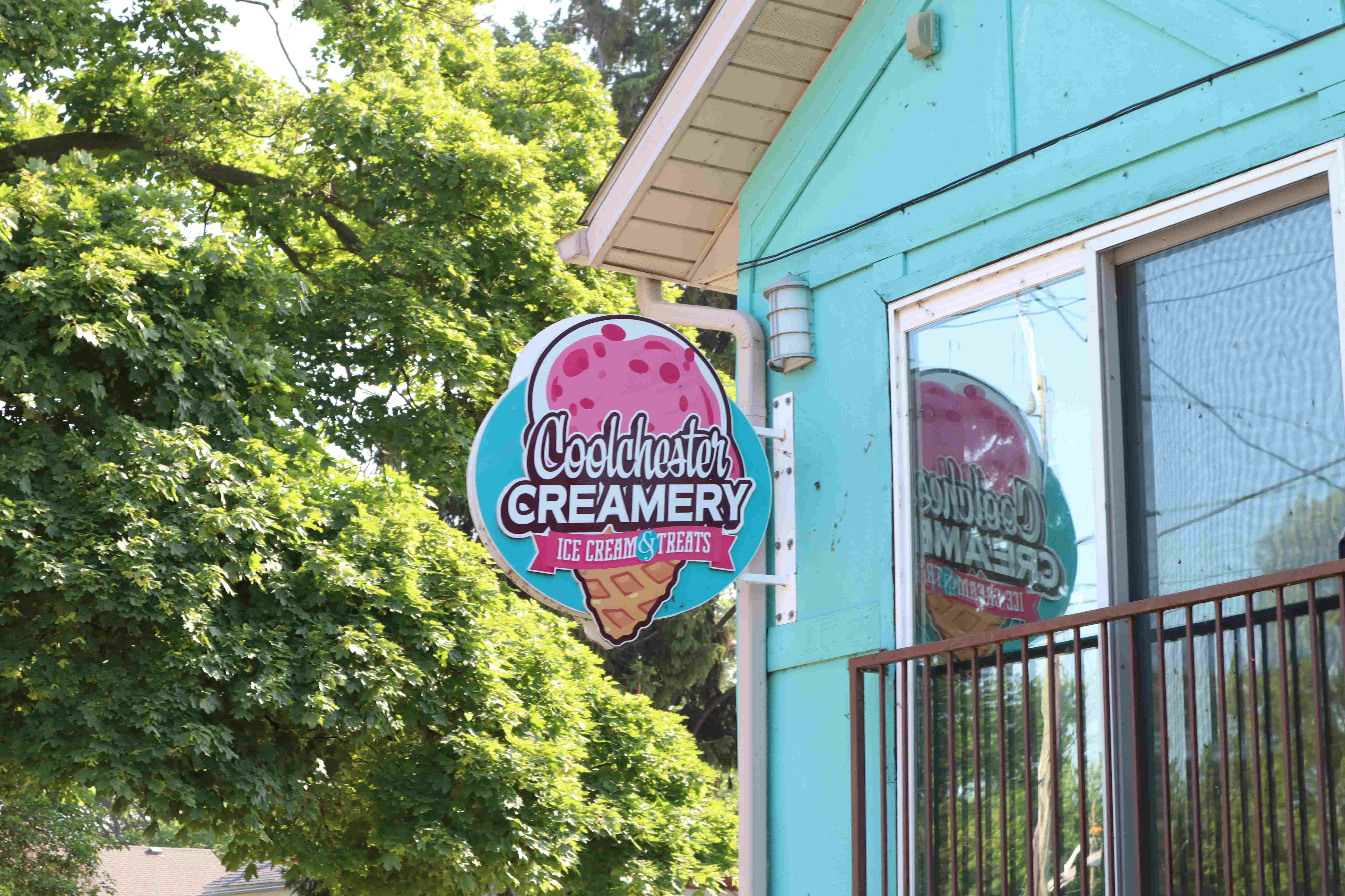 Colchester Creamery signage