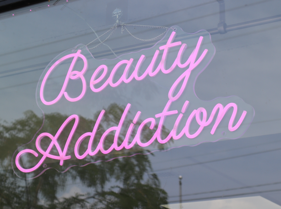 Beauty Addiction signage