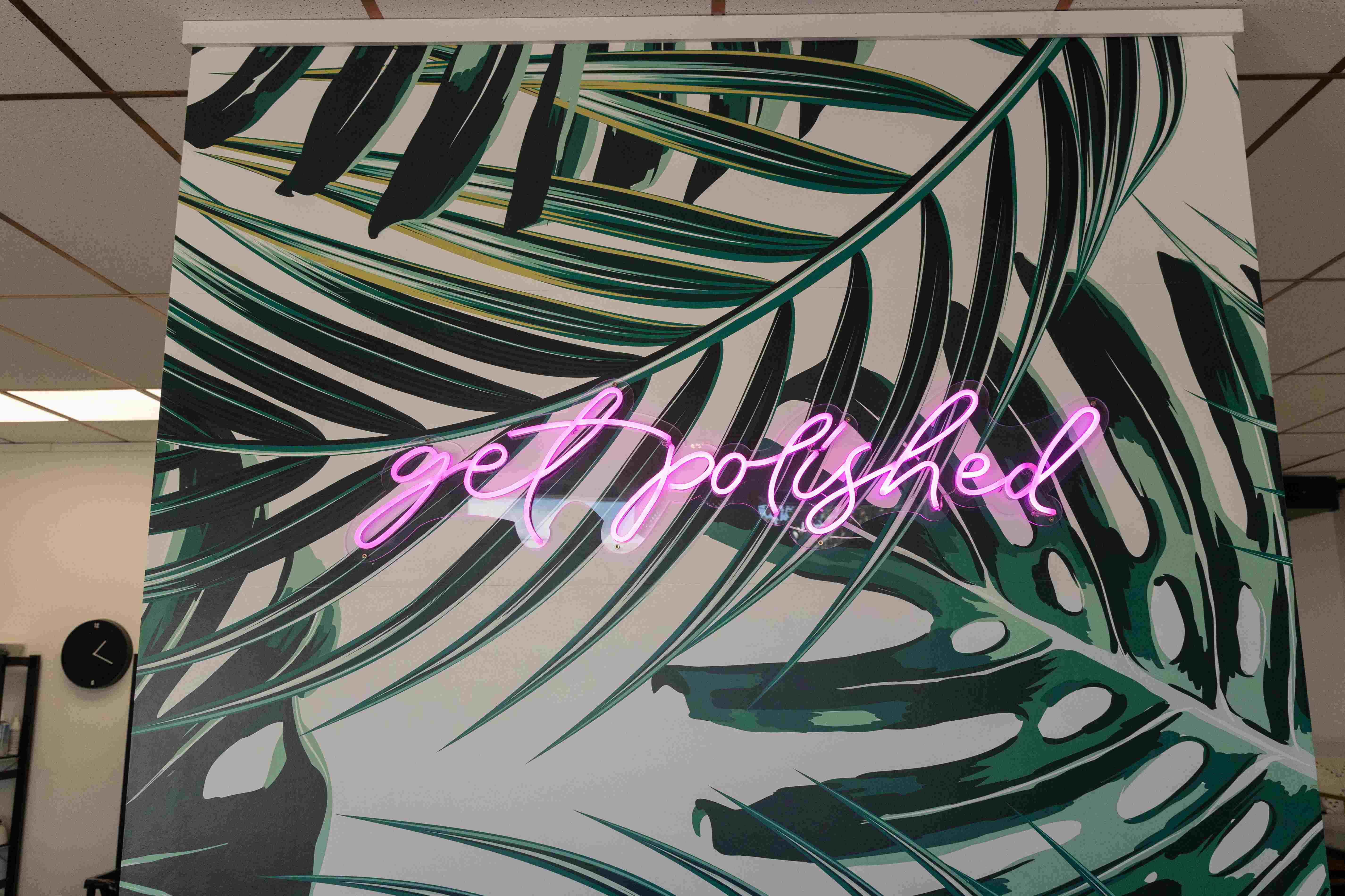 Get Polished sign