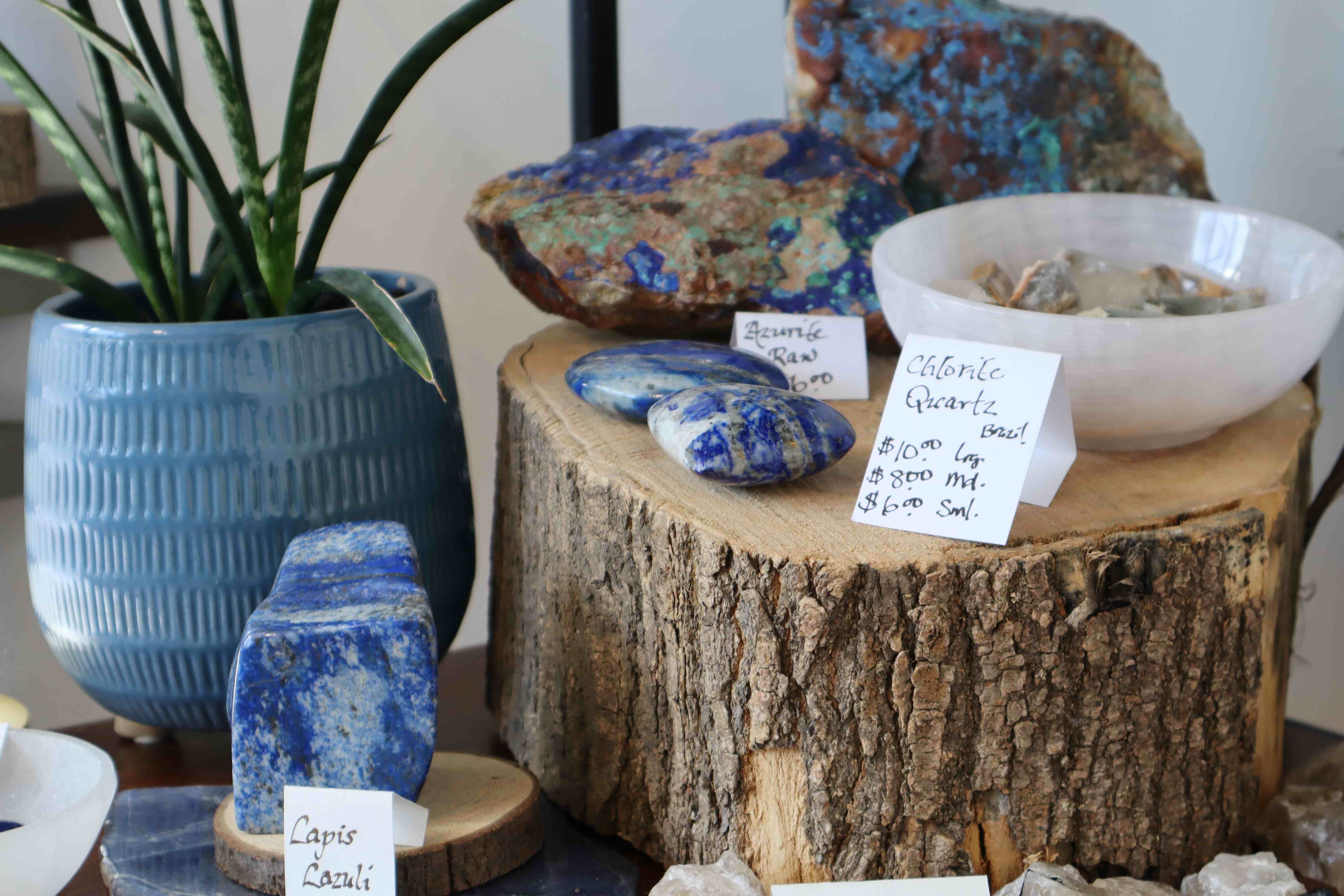 Crystals for sale.